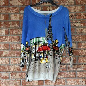 Joseph A Multicolored Summer Sweater